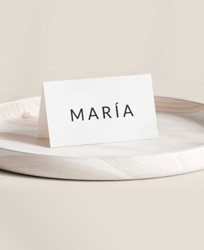 Espaços reservados para mesa de casamento da coleção minimalista Manhattan