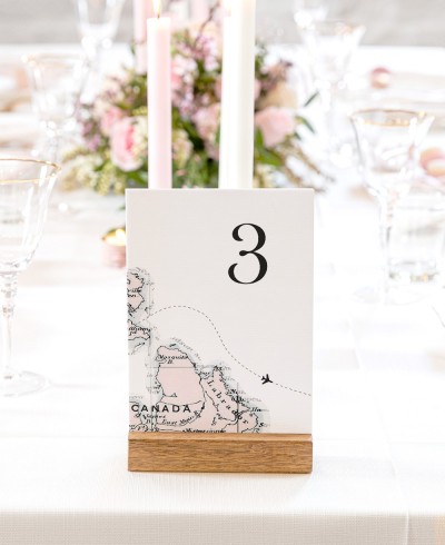 Organizadores de mesa para bodas mapa avión