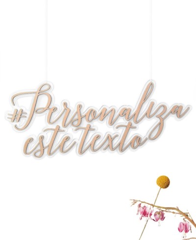 Affiche décorative de mariage hashtag personnalisé