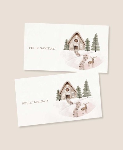 Autocollants rectangulaires pour cadeaux de Noël