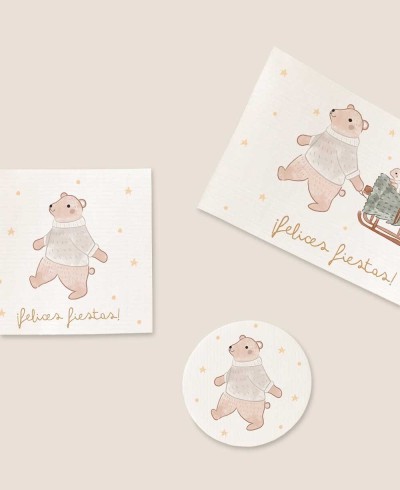Cute children's Christmas sticker formats