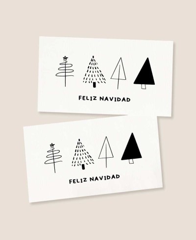 Adesivo orizzontale per regali di Natale