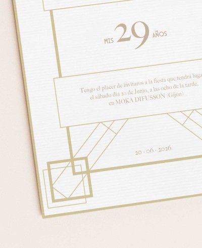 Zoom invitación cumple Gran Gatsby