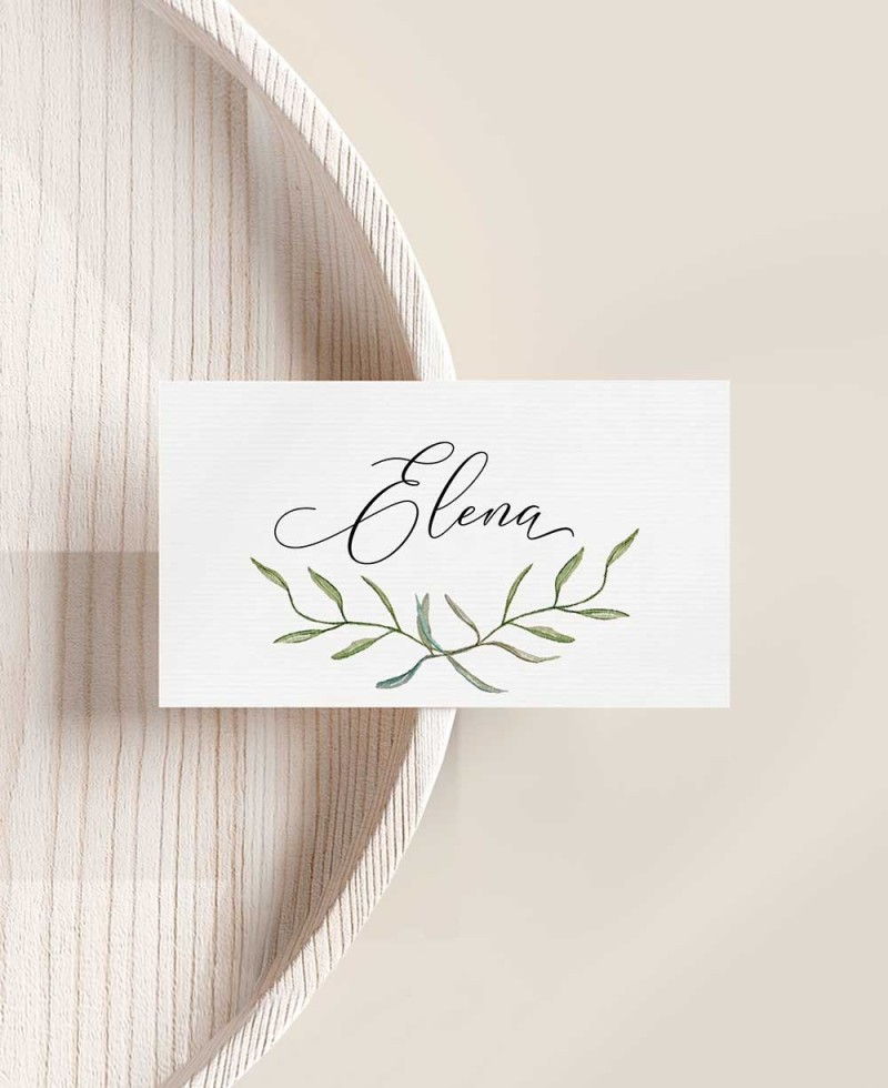 Marcasitios de boda olivo