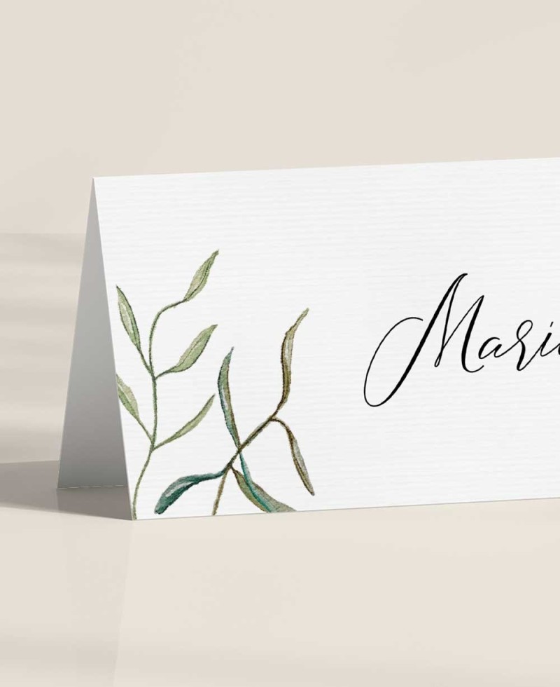 Zoom puestos de mesa para bodas olivo