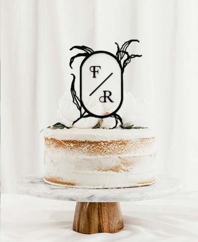 Composition de la garniture de gâteau initiale avec gâteau