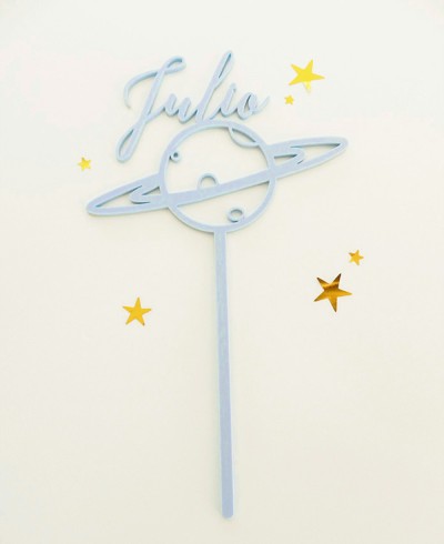 Cake topper vue dessus pour les célébrations