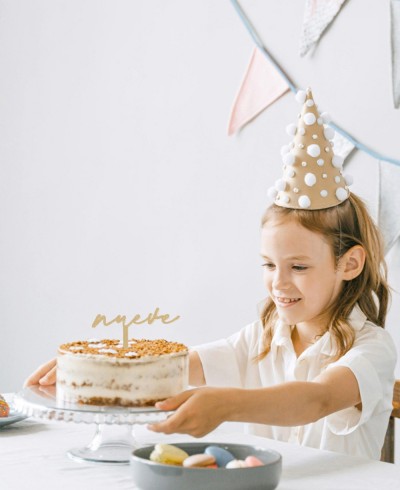 Composition cake topper anniversaire