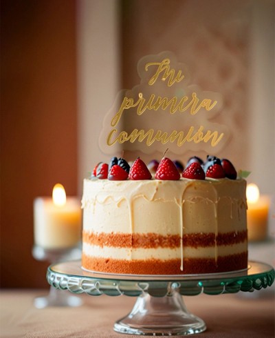 Overview Cake topper "My First Communion"