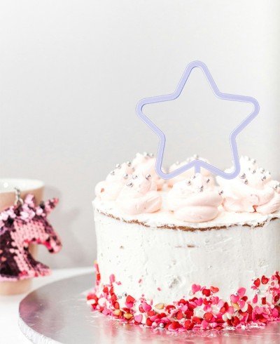 Panoramica Cake Topper Star Silhouette