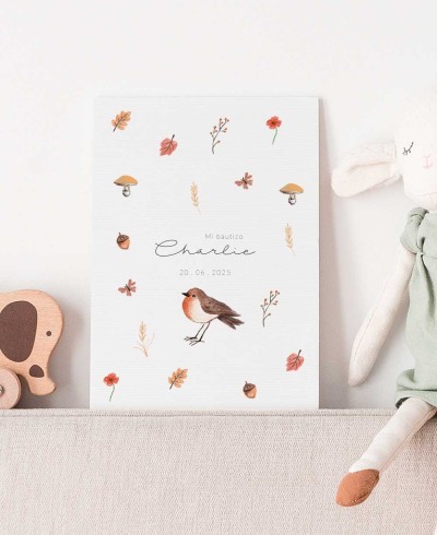 Invitation for baptism wheat field