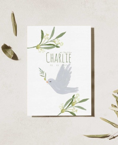 Invitation au baptême b6 olivier