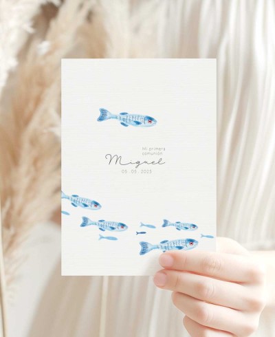 Sea fish communion invitation