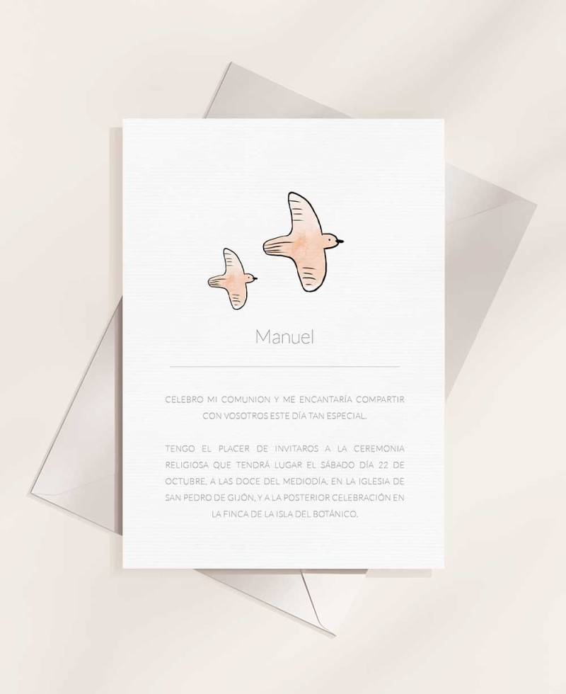 Invitaciones para la primera comunión bonitas con foto