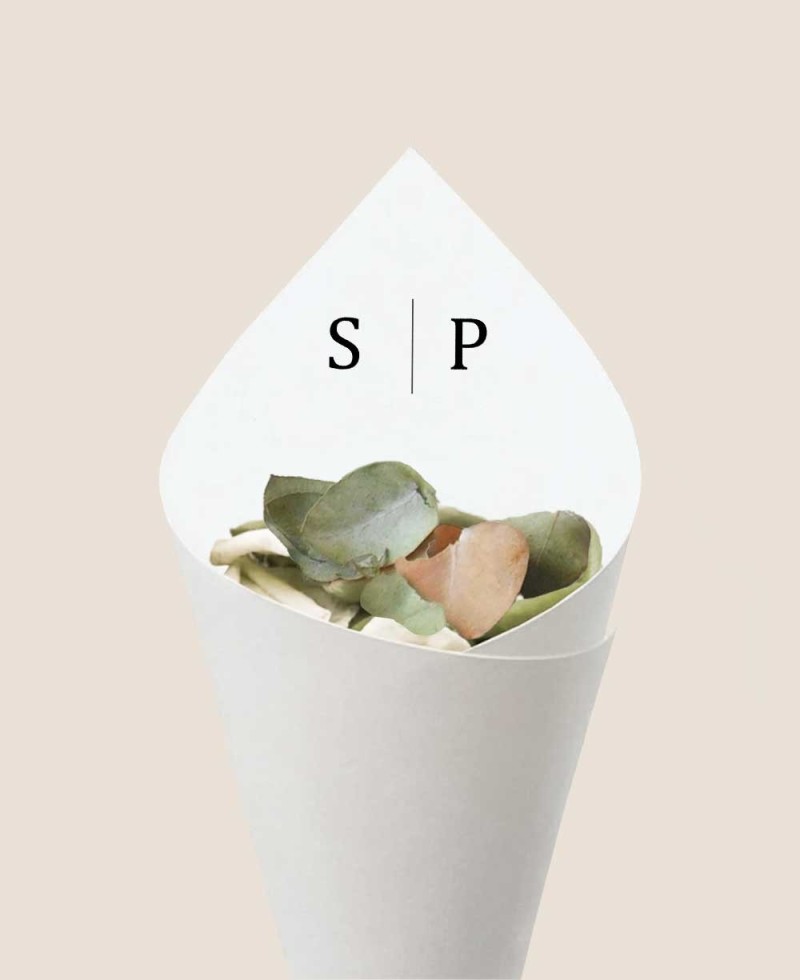 Cono di coriandoli per matrimoni Tokyo