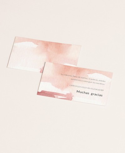 Carte de liste de mariage en terre cuite