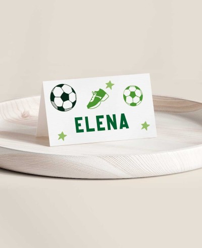 Puesto de mesa plegado para cumples deportes