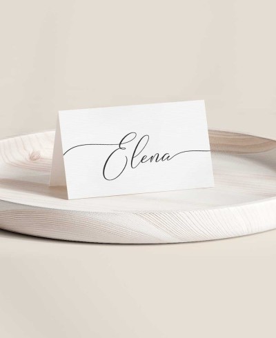 Puesto de mesa plegado para cumples clásica