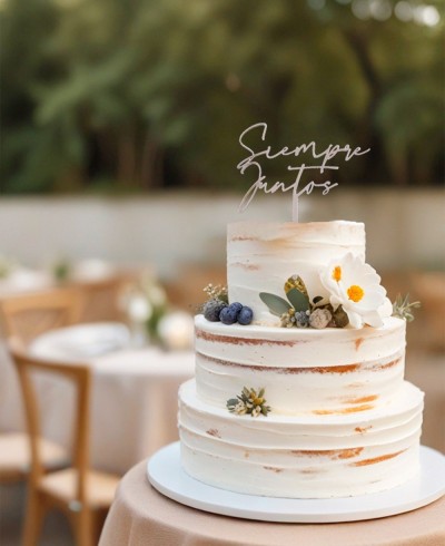 Overview cake topper phrase Always together