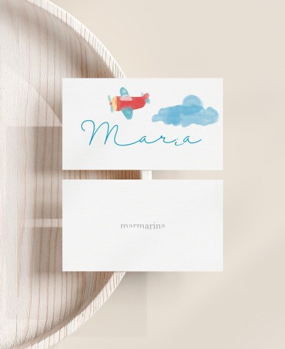 Marcasitio de bautizo inicial cielo