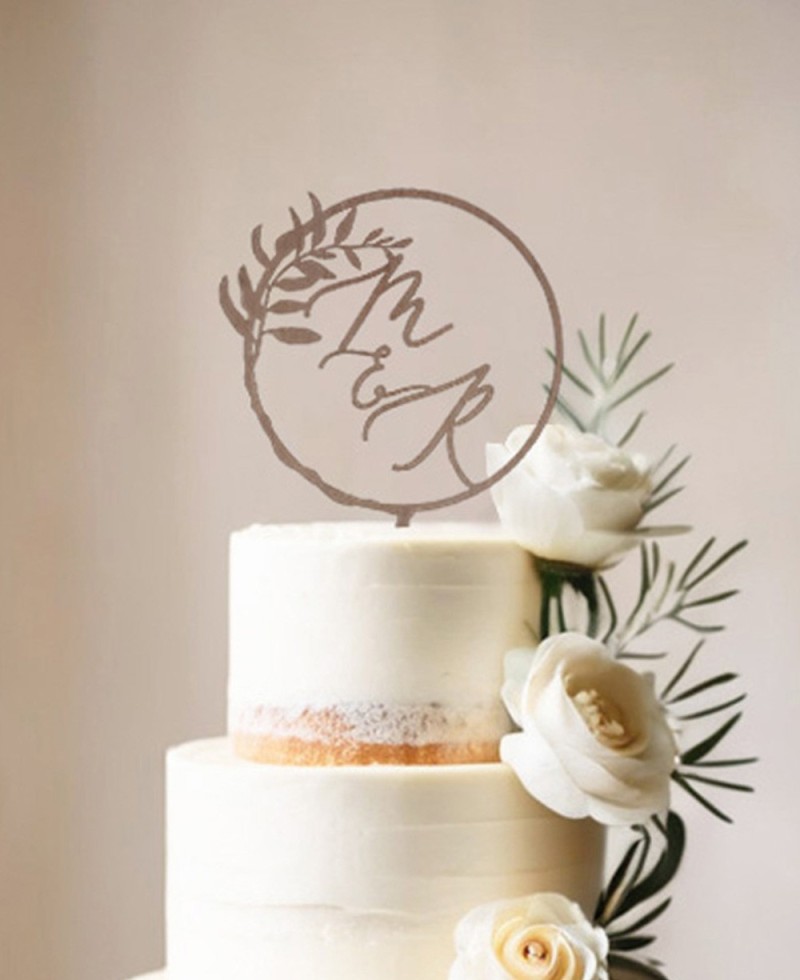 Zoom vista frontal figura para tartas iniciales novios