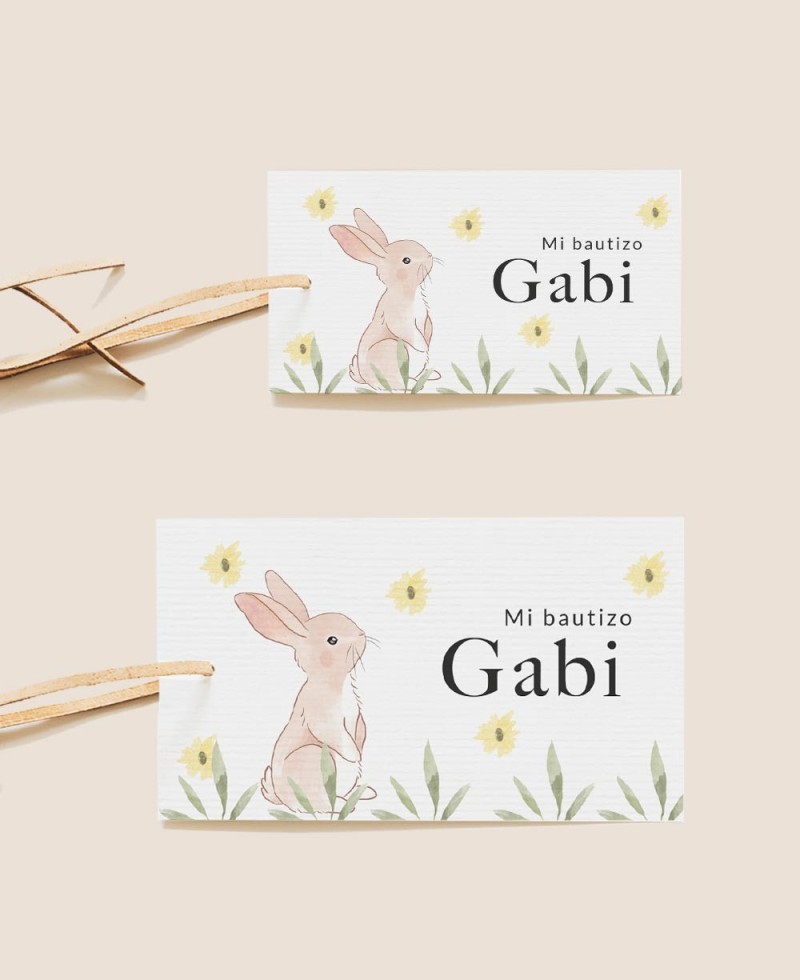 Größen rechteckige Tauf-Tieretiketten