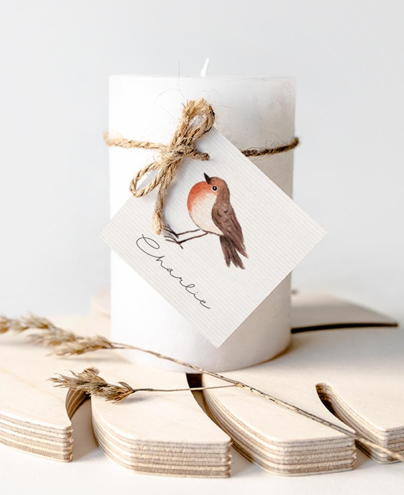 Cadeaux pour le champ de baptême botanique