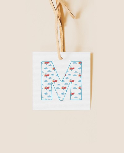 Etiquette pour les détails du baptême initial nuages