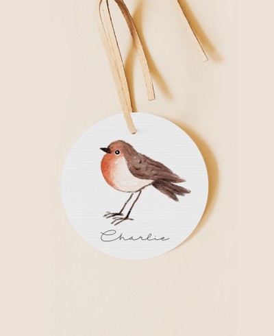 Etichetta rotonda per battesimi prato di grano