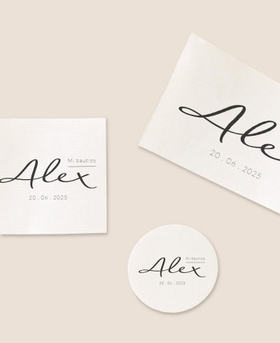 Formati adesivi per dettagli battesimali botanici con fiori