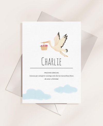 Rappel d’animal arrière cigogne