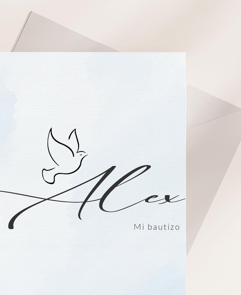 Zoom Erinnerung Danke Taufe blau