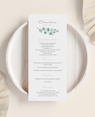 Eukalyptus-Abendmahlsmenü