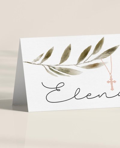 Zoom Comunione Segnalibro Croce d'Ulivo