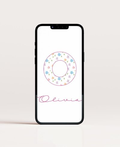 Invito digitale dei fiori della prima comunione