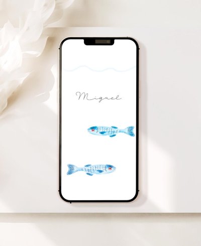 Digitale Einladung der seefahrenden Abendmahlsfische