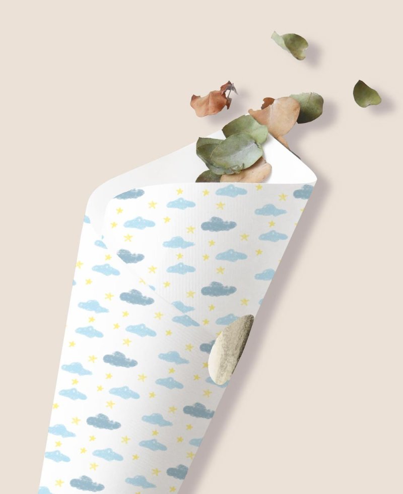 Céu da comunhão do detalhe dos cones do feijão de jujuba primeiro