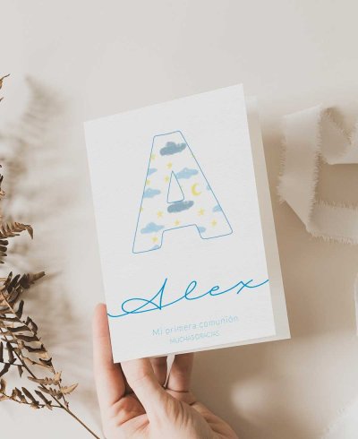 Nuvole di promemoria per la comunione personalizzate