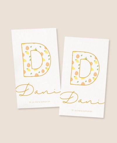 Adesivos verticais retangulares de frutas de comunhão