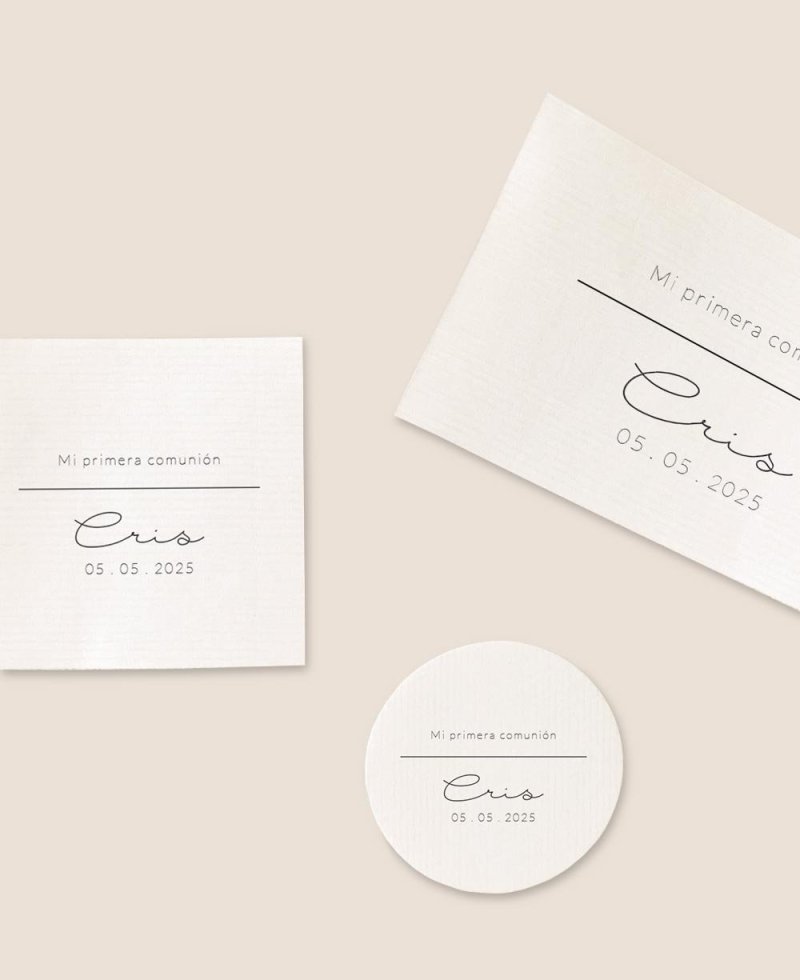 Formatos pegatinas para comuniones margaritas