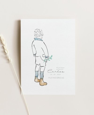 Erinnerung für die Kommunion der Kinder