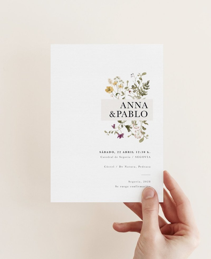 Invito a Nozze Primavera Marzo | Design primaverile