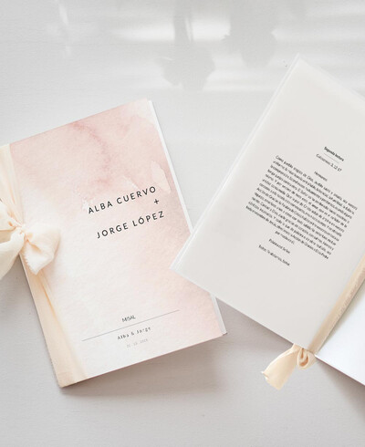 Acquerello Messale di Nozze