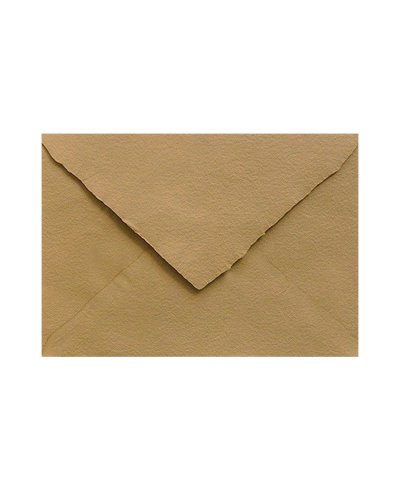 Minister Brown Camel B6 Artisan Envelope for Invitations | Marmarina