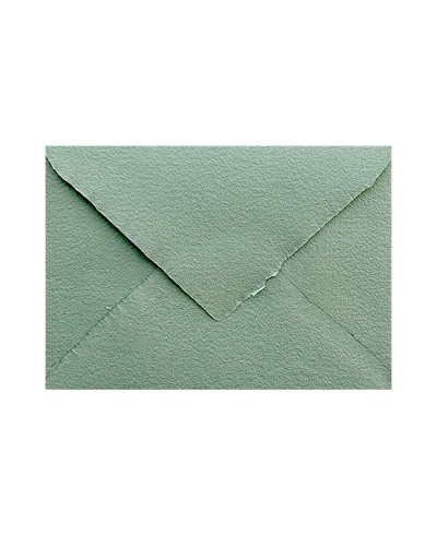 Envelope de Ministro B6 Verde Oliva Feito à Mão para Convites | Marmarina