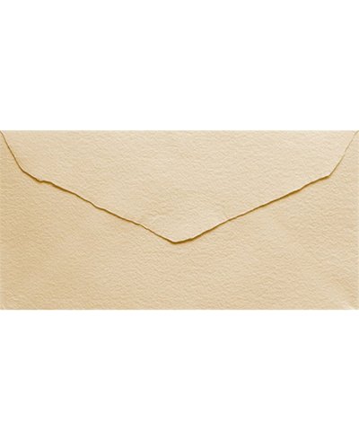 DL American Cream Envelope Artesanal para Convites | Marmarina