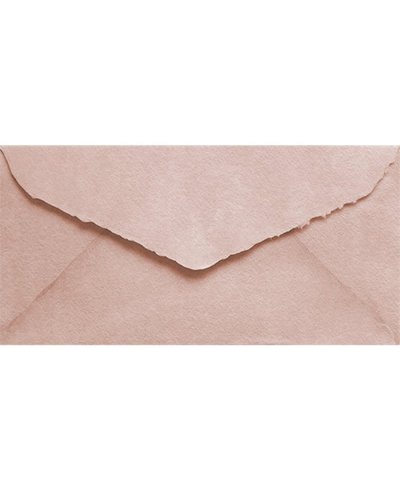 DL Envelope Artesanal Rosa em Pó Americano para Convites | Marmarina