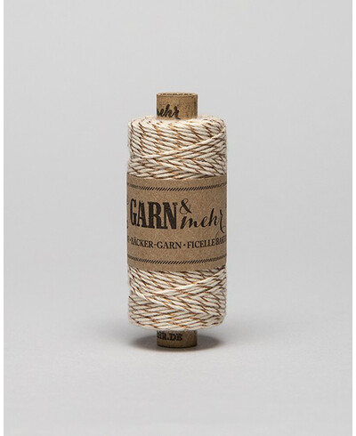 Cordeles Cobre y Blanco Baker Twine de 1mm
