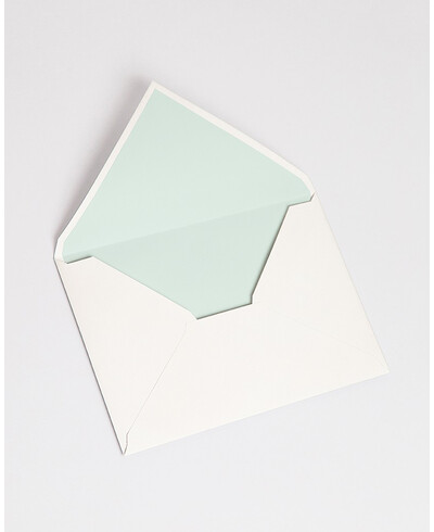 Envelopes Forrados com Menta | Marmarina