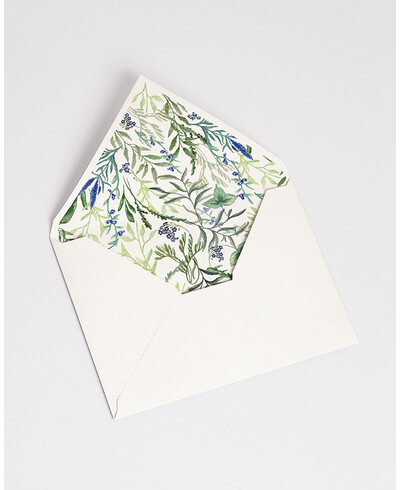 Envelopes Forrados com Jacinto Selvagem | Marmarina